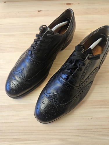 Shoes black leather full - black,