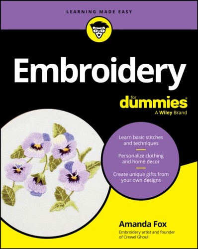 Embroidery for dummies fox - embroidery,