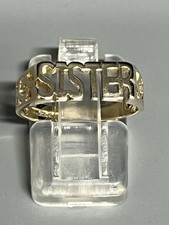 9CT GOLD SISTER RING