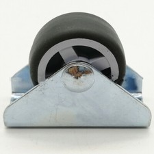 4PCS Universal Rubber Directional Castor Trolley Wheels Fixed Middle Small Mini