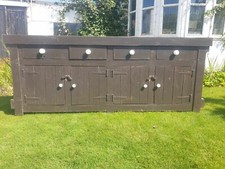 Large Vintage Industrial Solid  Workbench ( £750. Delivery Included )