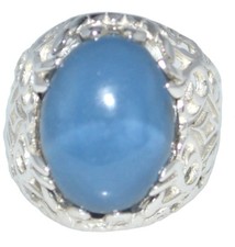 Natural Owyhee Blue Opal 925