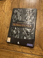 total war warhammer 1 pc game metal case, 3disc with insider guides/inserts etc