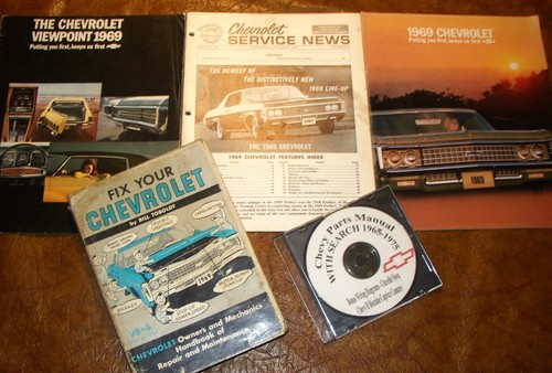 1969 chevy chevrolet service - 1969,
