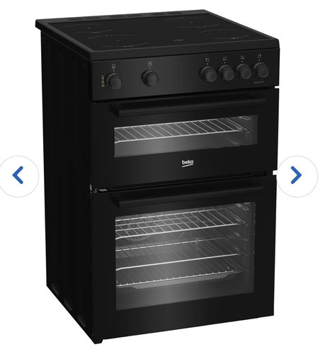 Beko black freestanding - black,