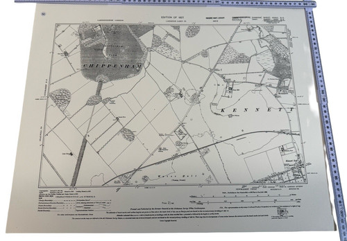 Vintage 1927 ordnance survey - ordnance,