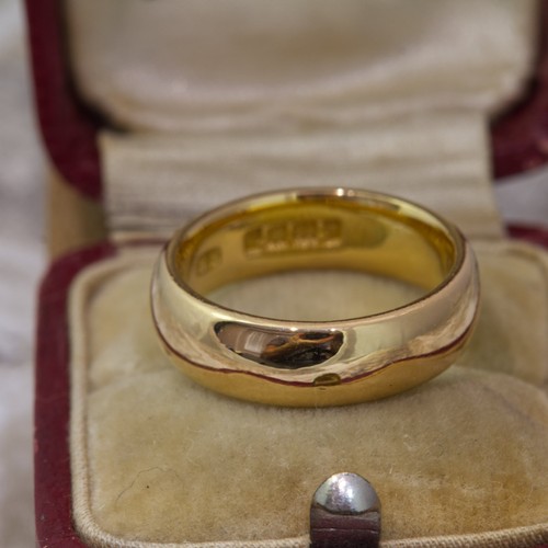 22ct gold wedding band - wedding, heavy