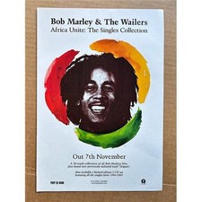BOB MARLEY AFRICA UNITE MEMORABILIA original REGGAE music press advert from 2005