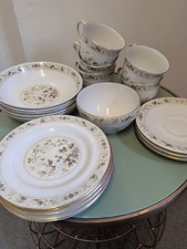 Royal Doulton china in the Mandalay pattern. Bundle