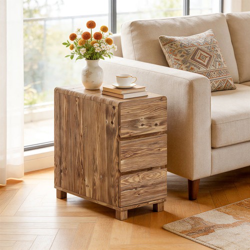 Farmhouse solid wood end - solid,