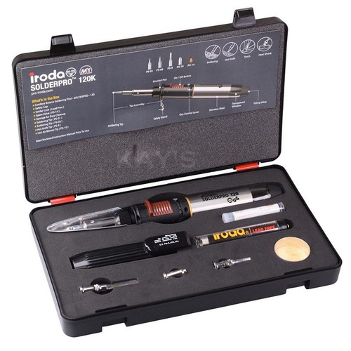Gas soldering iron - kit, pro