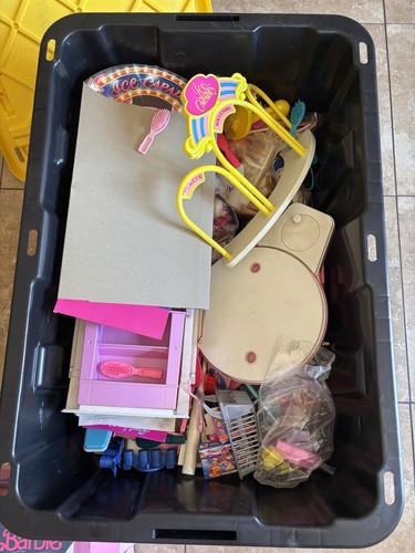 Vintage barbie bin - barbie,