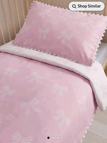 Bow ribbon pink white - bow,