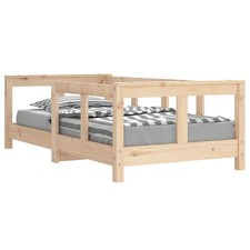 Kids Bed Frame Wooden Bed Base Bedstead for Children Solid Wood Pine vidaXL