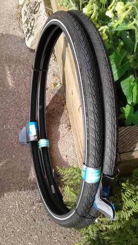 Two schwalbe marathon plus - two,