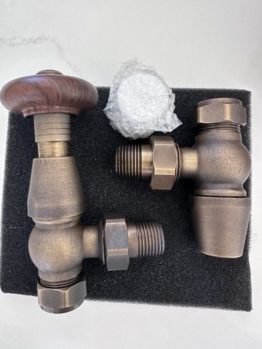 Thermostatic angled brass - thermostatic,