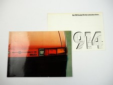 Brochure VW Porsche 914 1973 with 1.7 2.0 liter 80 and 90 hp engines