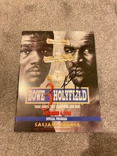 Riddick Bowe Hand Signed