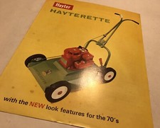 Hayter Hayterette Mowers Rare