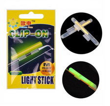 Glow Light  Fishing Night  Stick  (XL, L, M) Fluorescent - Clip On! 