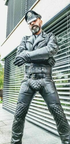 Mens genuine leather riding - mens,