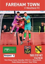 Fareham Town v Westfield Tuesday 21st October 2025