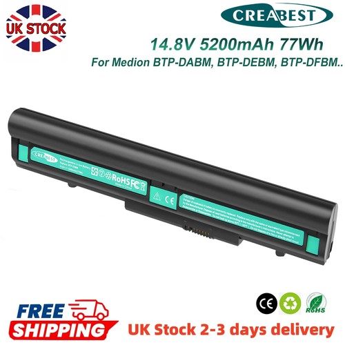 77wh 2ah for medion - for,