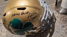 Noter dame football helmet