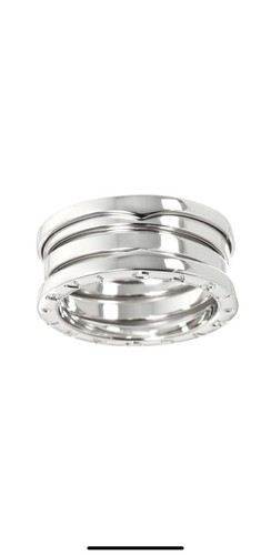 Bvlgari zero ring white - b,