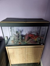 Fish tank with cabinet - tank,