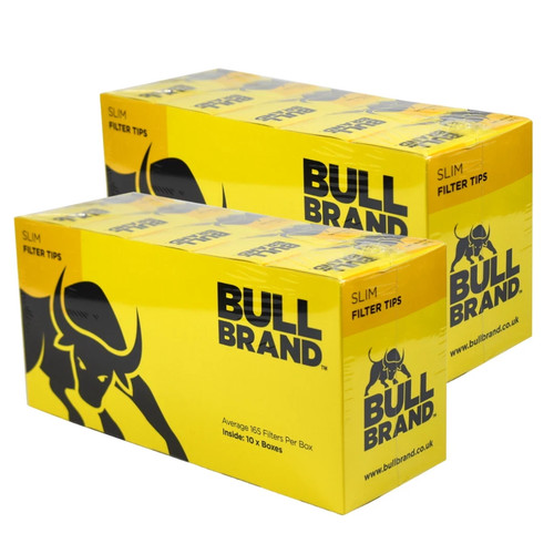 Bull brand slim filter tips - brand,