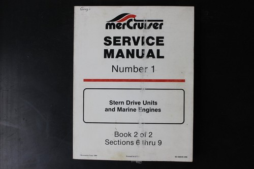 Mercruiser service manual - service,