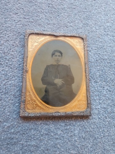 Ambrotype photograph boy - ambrotype,