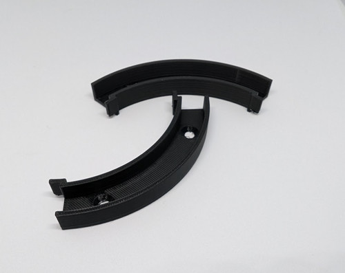 Tambour door track - corners, x
