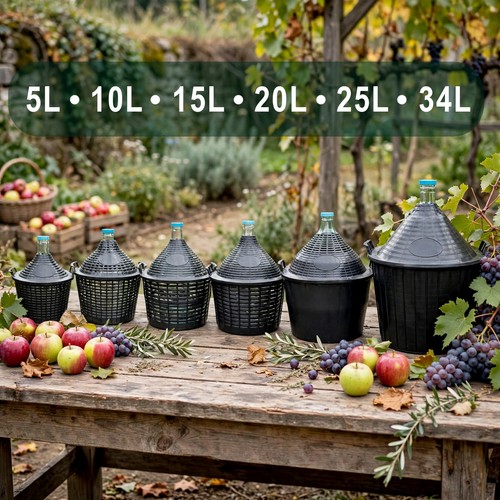 Home brewing demijohn - demijohn, glass