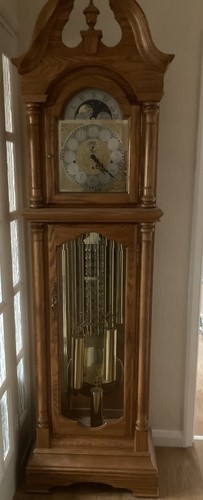 Beautiful grandfather clock - clock, in