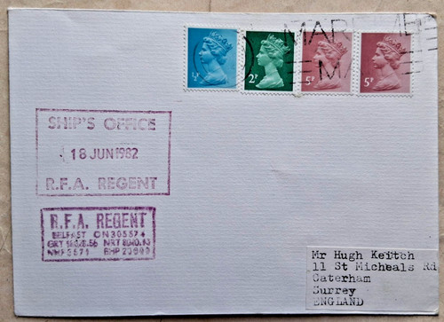 Falkland islands 1982 ship - 1982, ship's