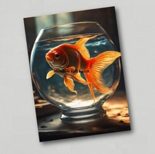 Fridge Magnet Goldfish Classic