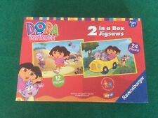 Ravensburger Dora The Explorer 2 Jigsaw Puzzles.Age 3+. Preloved