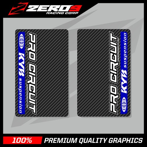 Kyb upper fork decals - fork,