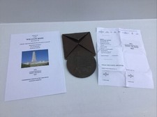 Pre-Loved WW1 Death Penny Plaque to William Hope in Cardboard Case