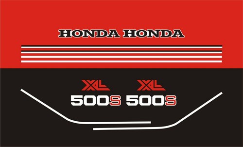 Honda xl500s decal kit 1980 - honda,