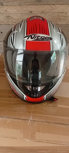 Nitro racing motorcycle - motorcycle, helmet