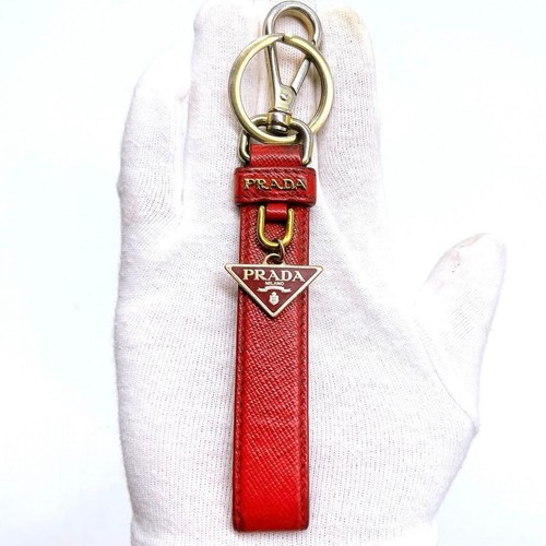 Prada triangle logo key - prada,