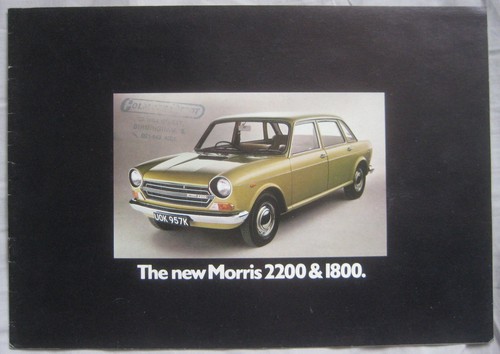 1972 morris 2200 and - morris, 1800