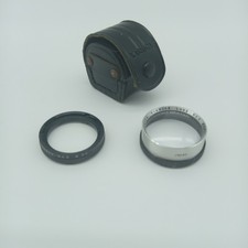 Yashica Lens Set No. 2 Close Up Viewing/Taking 30mm + Yashica Leather Case