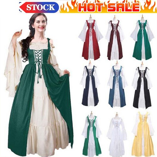 Dress medieval women costume - dress,