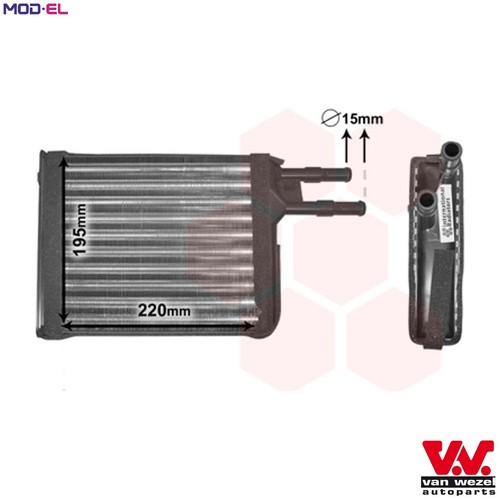 Heat exchanger interior - heat,