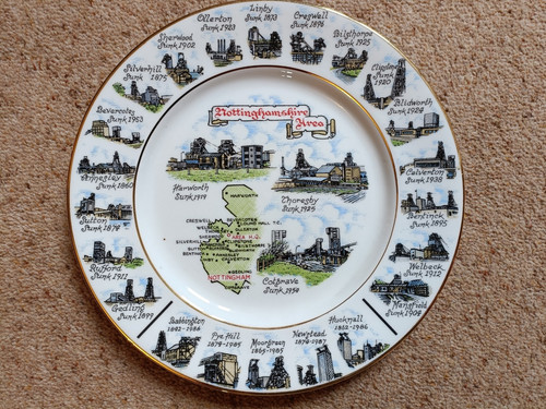Decorative plate showing - , the