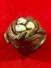 Small Antique Cold Painted